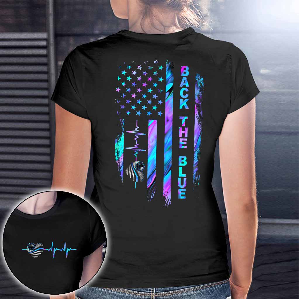 Blue Line - Police Officer T-shirt And Hoodie 062021