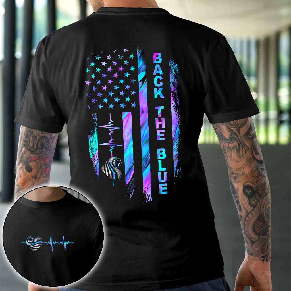 Blue Line - Police Officer T-shirt And Hoodie 062021