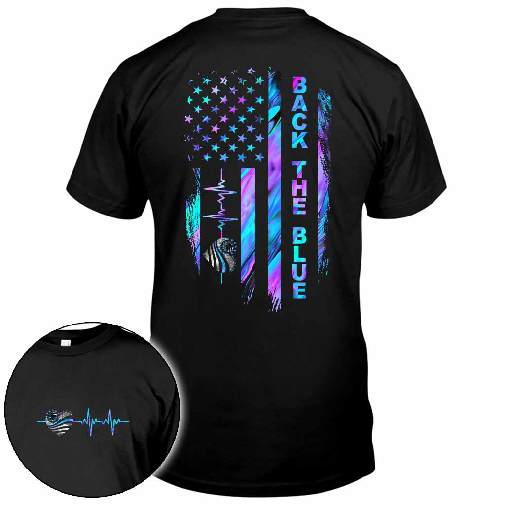 Blue Line - Police Officer T-shirt And Hoodie 062021