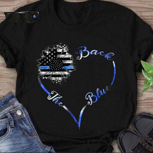 Blue Line - Police Officer T-shirt And Hoodie 062021