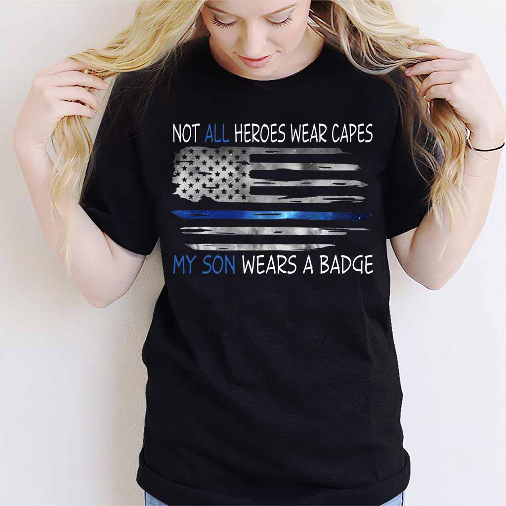 Not All Heroes Wear Capes - Police Officer T-shirt And Hoodie 062021