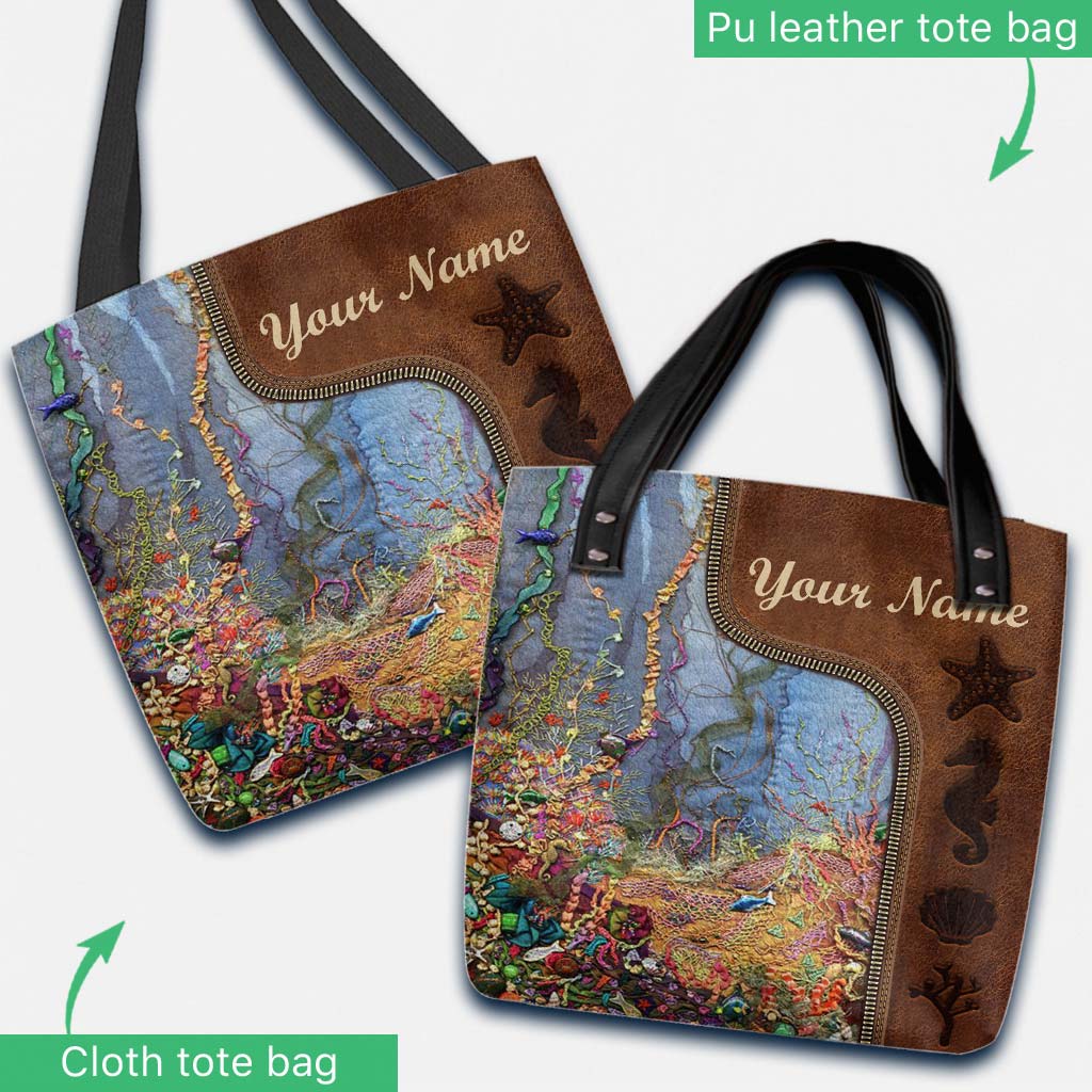 Love Sea Personalized Tote Bag