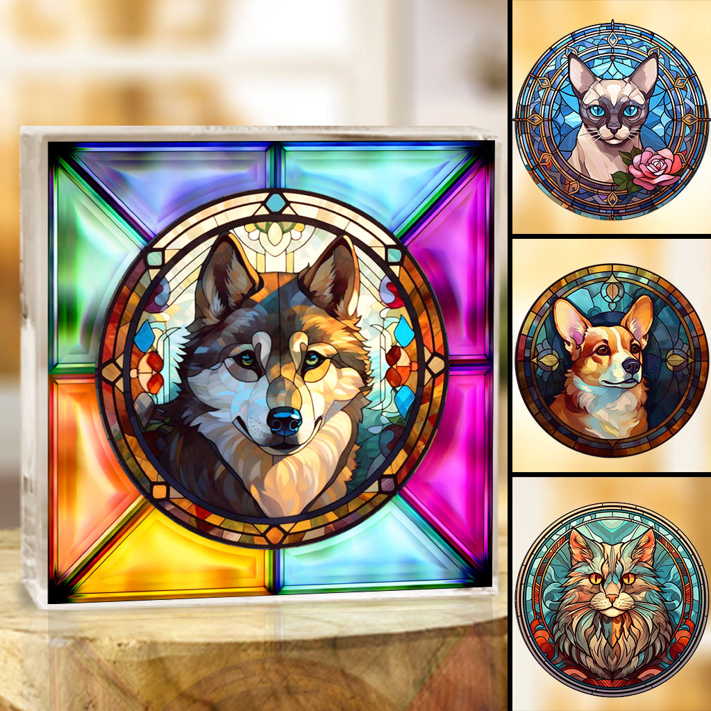 Lovely Paws - Personalized Dog Custom Shaped Acrylic Plaque