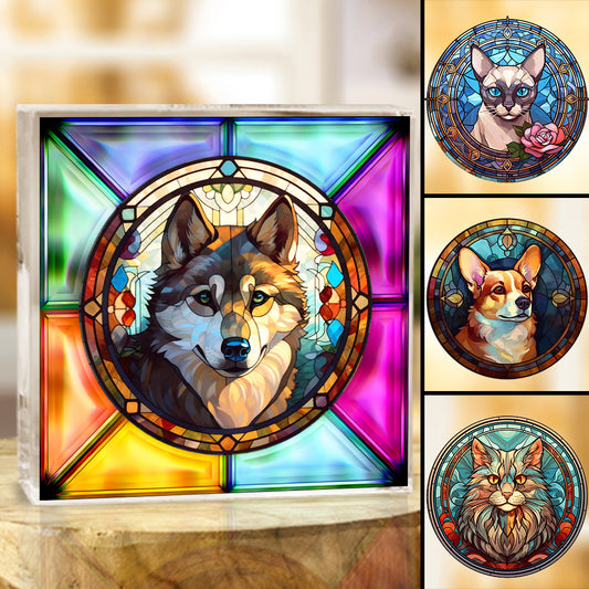 Lovely Paws - Personalized Dog Custom Shaped Acrylic Plaque