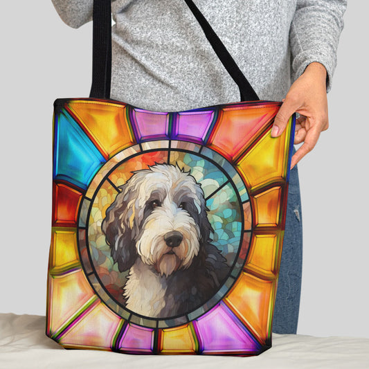 Colorful Paws - Personalized Dog Tote Bag