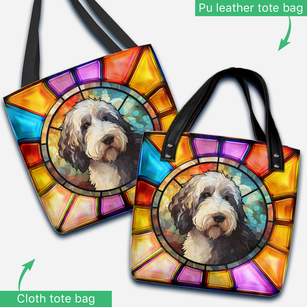 Colorful Paws - Personalized Dog Tote Bag