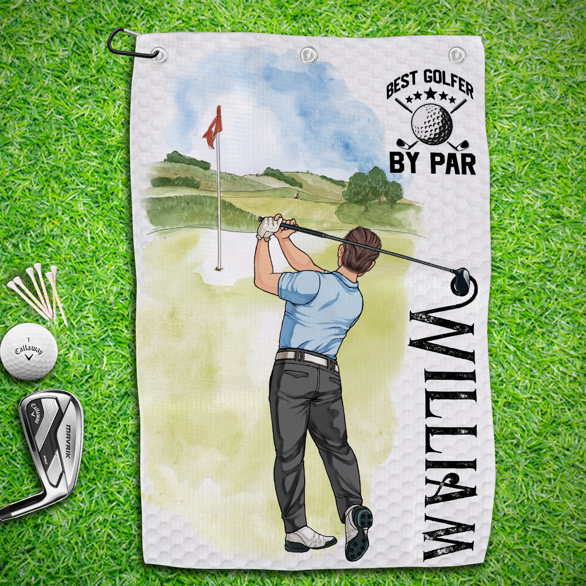 My Lucky Golf Cap - Personalized Golf Golf Towel