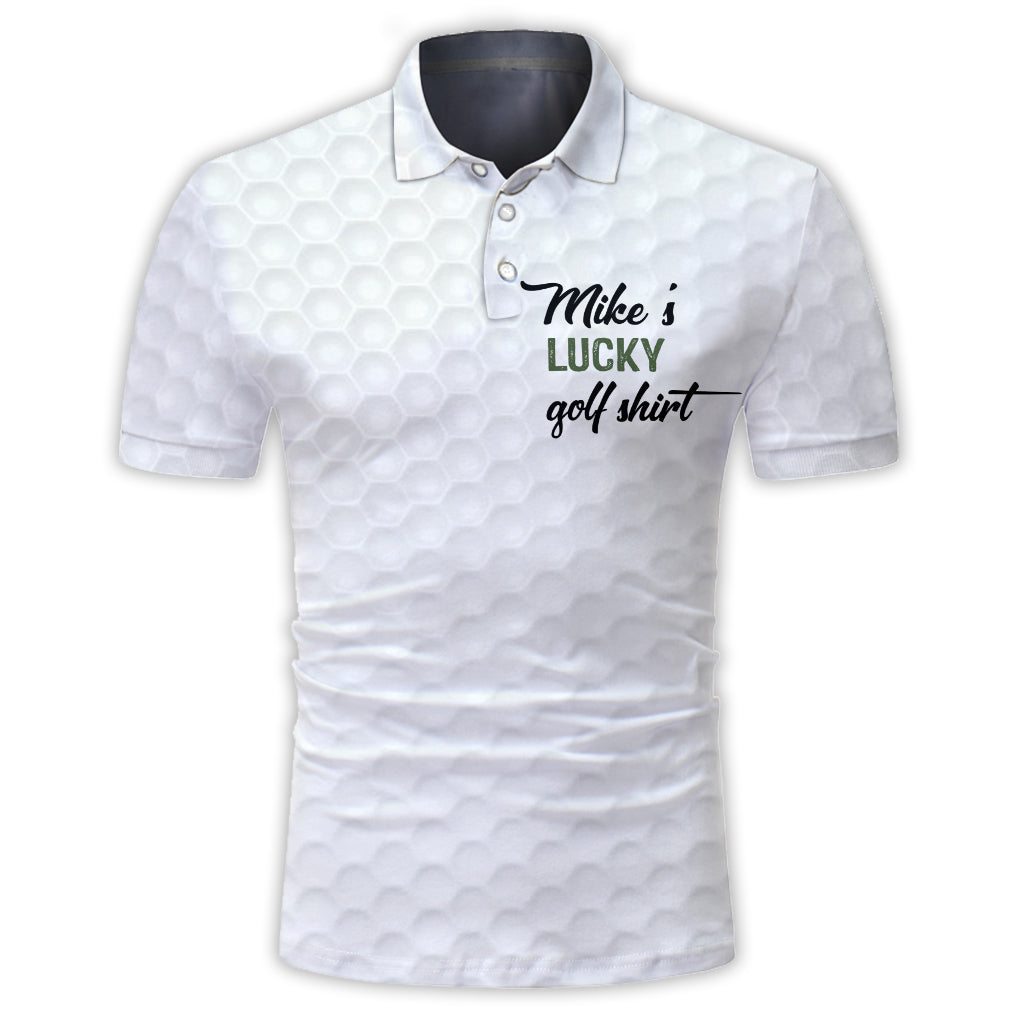 My Lucky Golf Shirt - Personalized Golf Polo Shirt