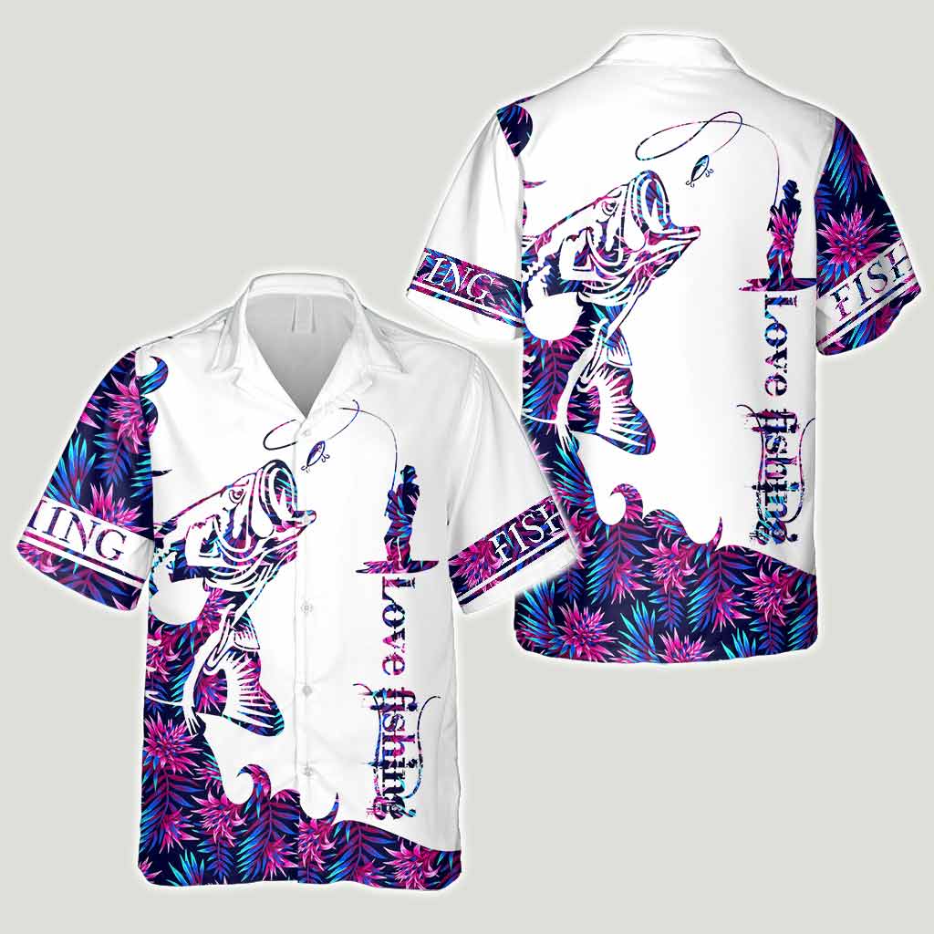 Love Fishing Hawaiian Shirt