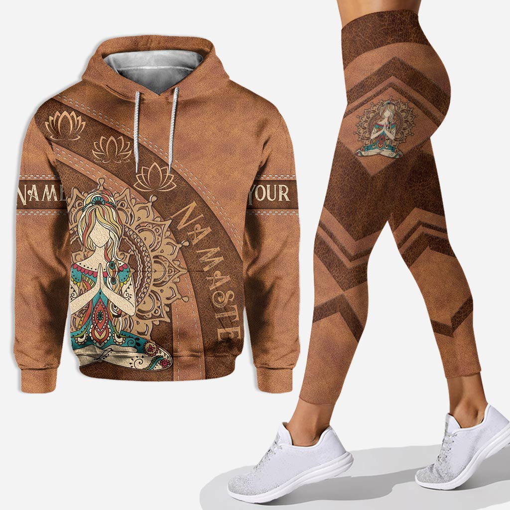 Namaste - Personalized Yoga Hoodie and Leggings