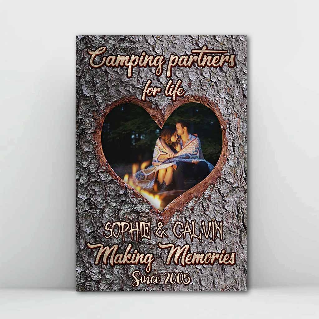 Happy Campers - Personalized Camping Poster