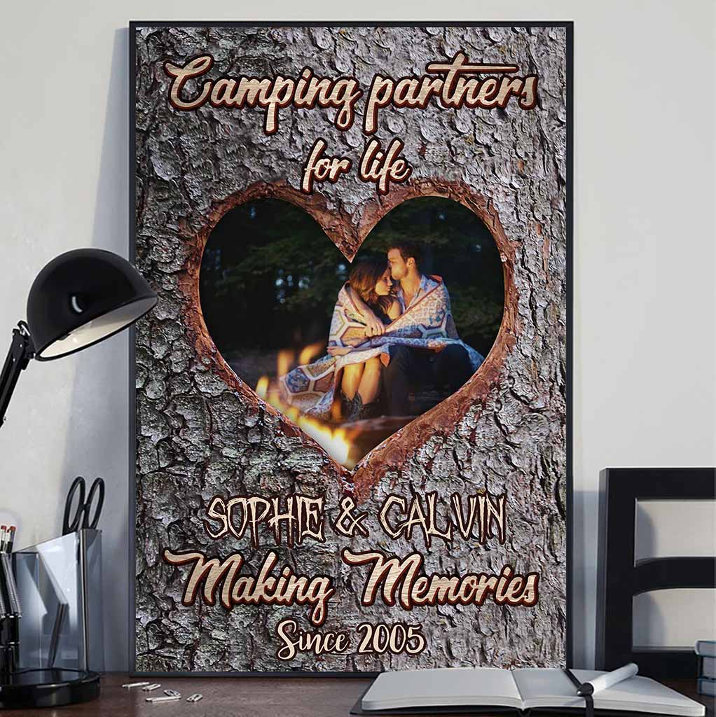 Happy Campers - Personalized Camping Poster