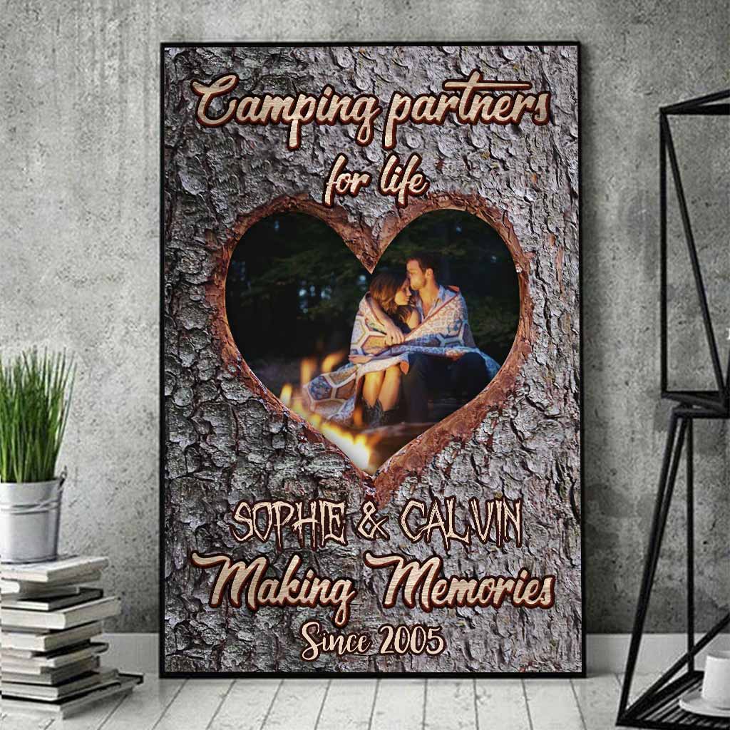 Happy Campers - Personalized Camping Poster