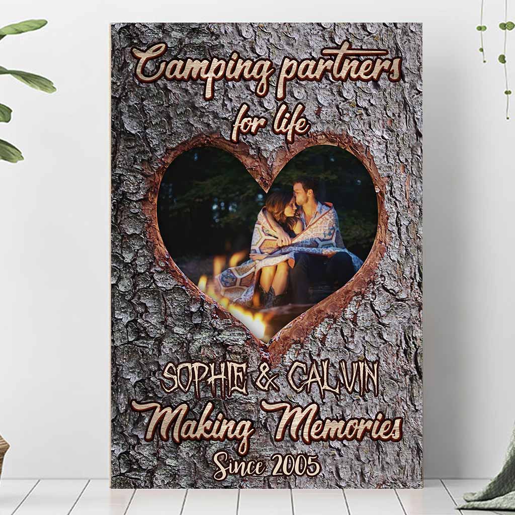 Happy Campers - Personalized Camping Poster