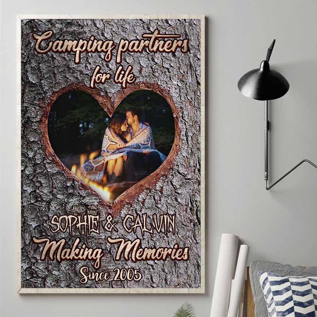 Happy Campers - Personalized Camping Poster