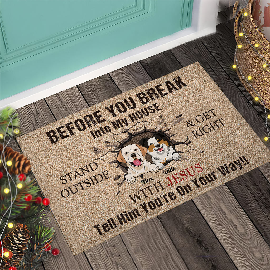 One Your Way - Personalized Dog Doormat