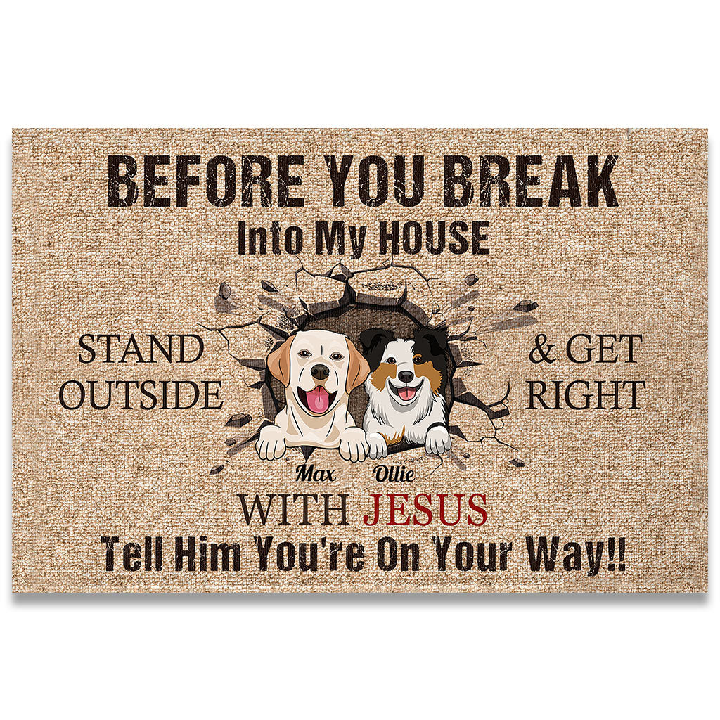 One Your Way - Personalized Dog Doormat