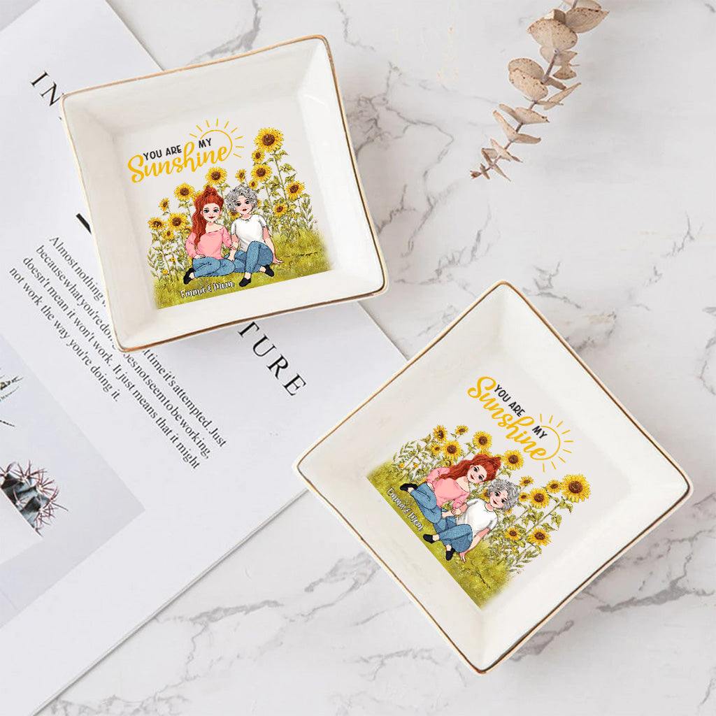 You Are My Sunshine - Personalized Mother's day Mother Jewelry Dish