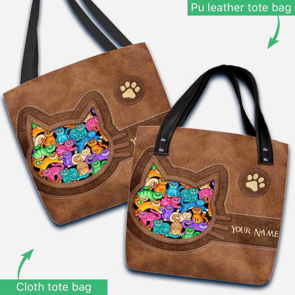 Love Cats - Personalized Cat Tote Bag