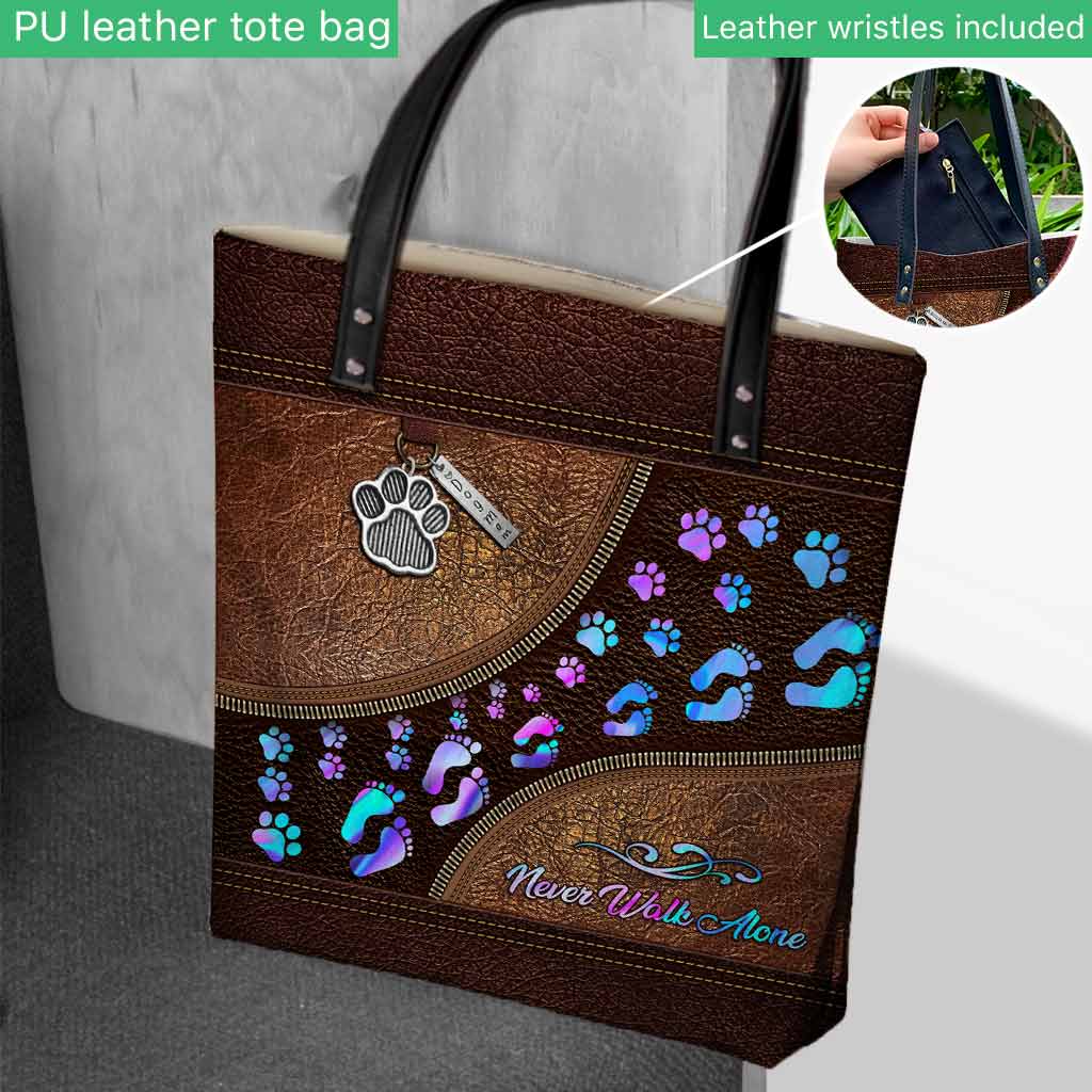 Never Walk Alone - Dog Tote Bag 062021