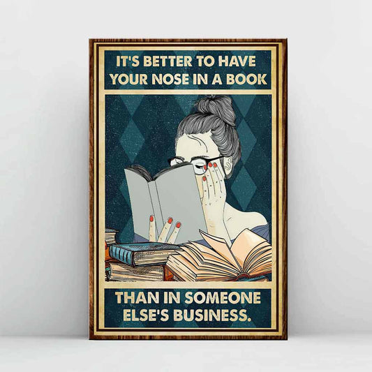 Nose In A Book Poster 062021