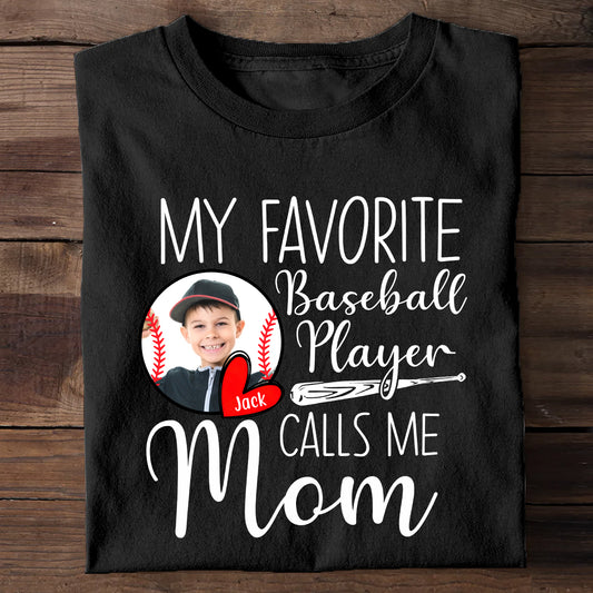My Favorite Player Call Me - Personalized Baseball T-shirt and Hoodie