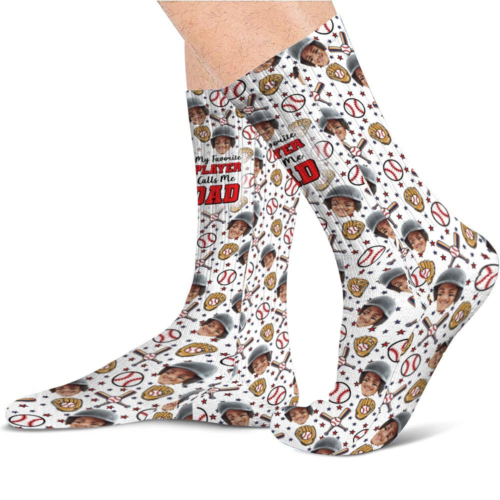 My Favorite Player - Personalized Baseball Socks