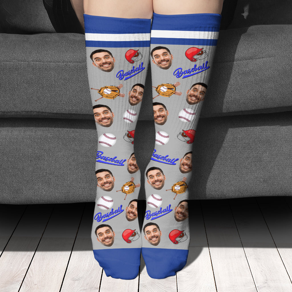 I’m Watching Baseball - Personalized Baseball Socks