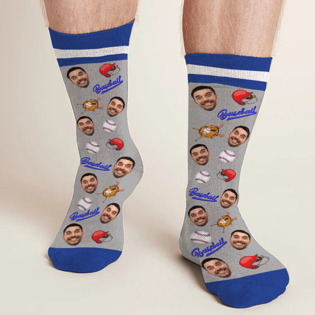 I’m Watching Baseball - Personalized Baseball Socks