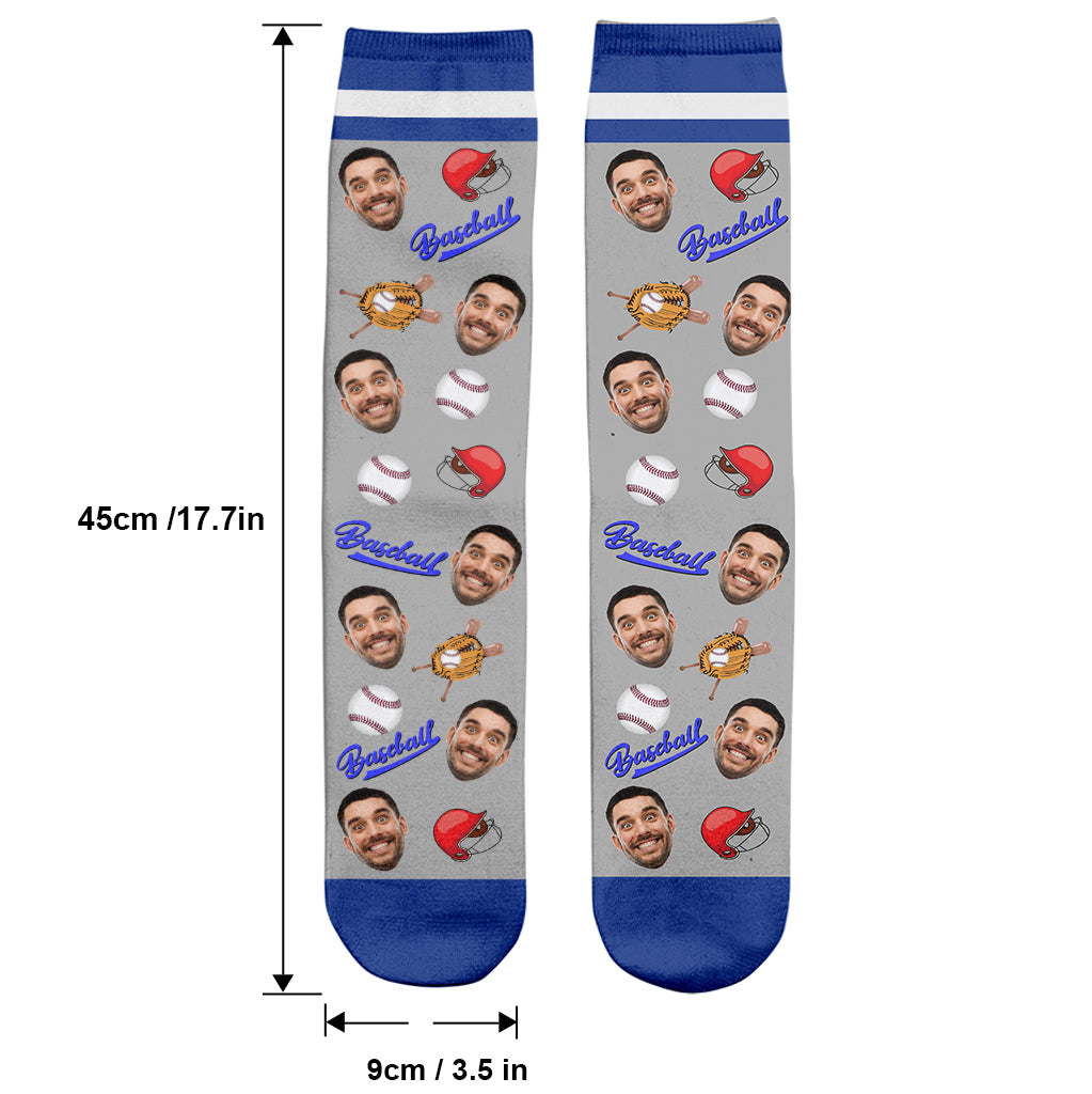 I’m Watching Baseball - Personalized Baseball Socks