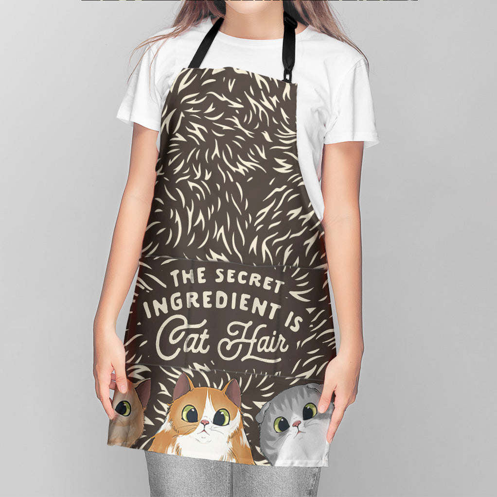 Secret Ingredient Cat Hair - Personalized Baking Apron