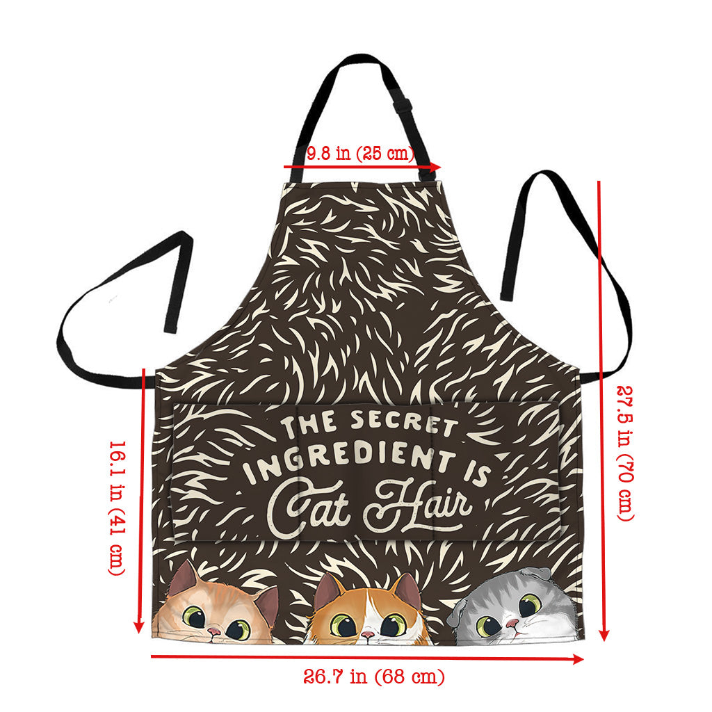 Secret Ingredient Cat Hair - Personalized Baking Apron