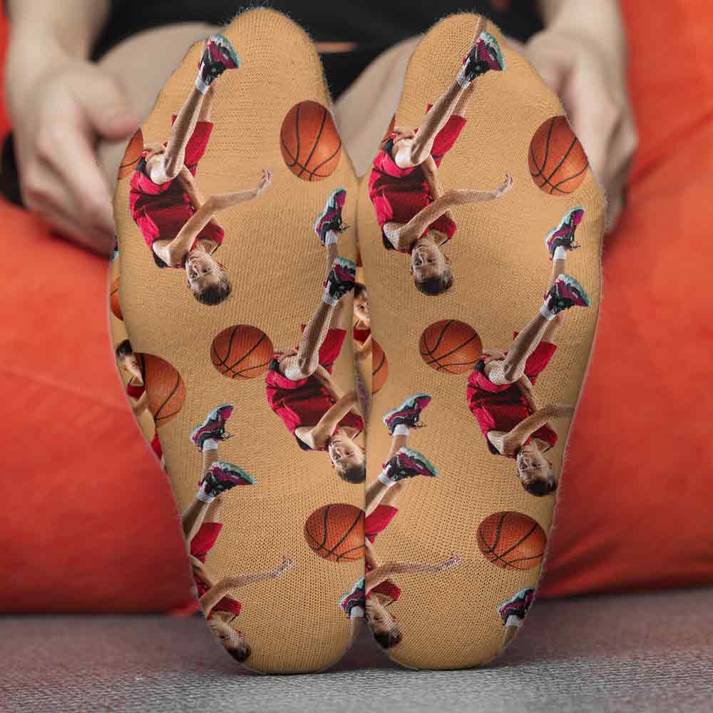 Lucky Game Day Socks - Personalized Basketball Socks