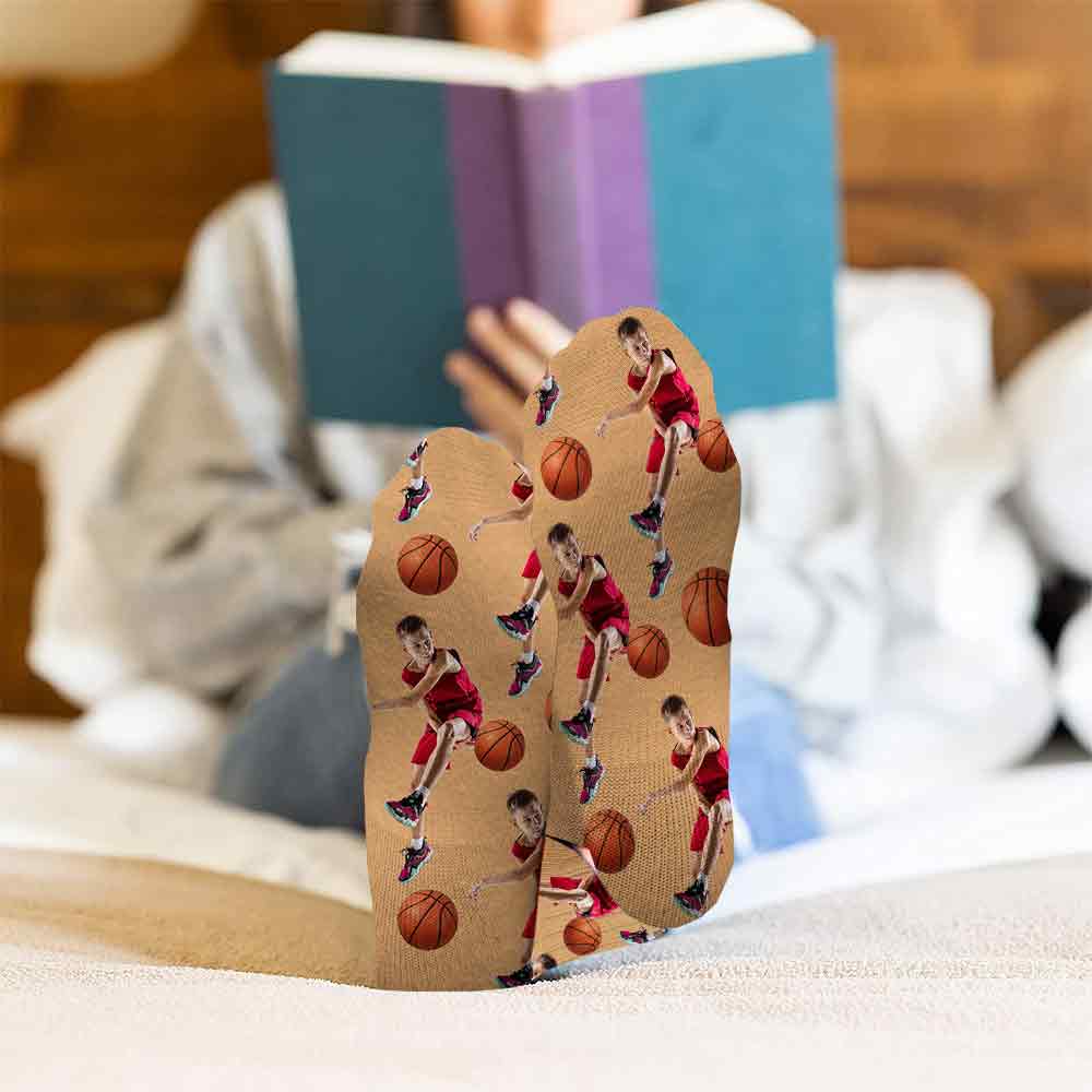 Lucky Game Day Socks - Personalized Basketball Socks