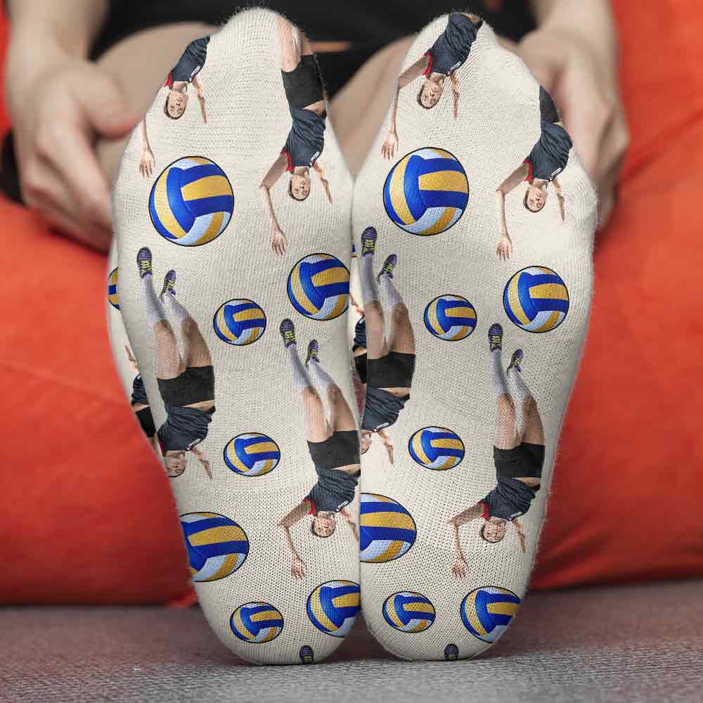 Lucky Game Day Socks - Personalized Volleyball Socks