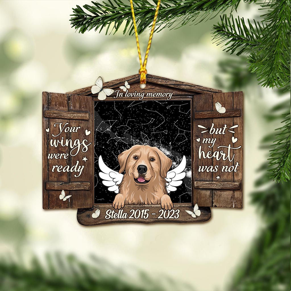 In Loving Memory - Personalized Dog Ornament