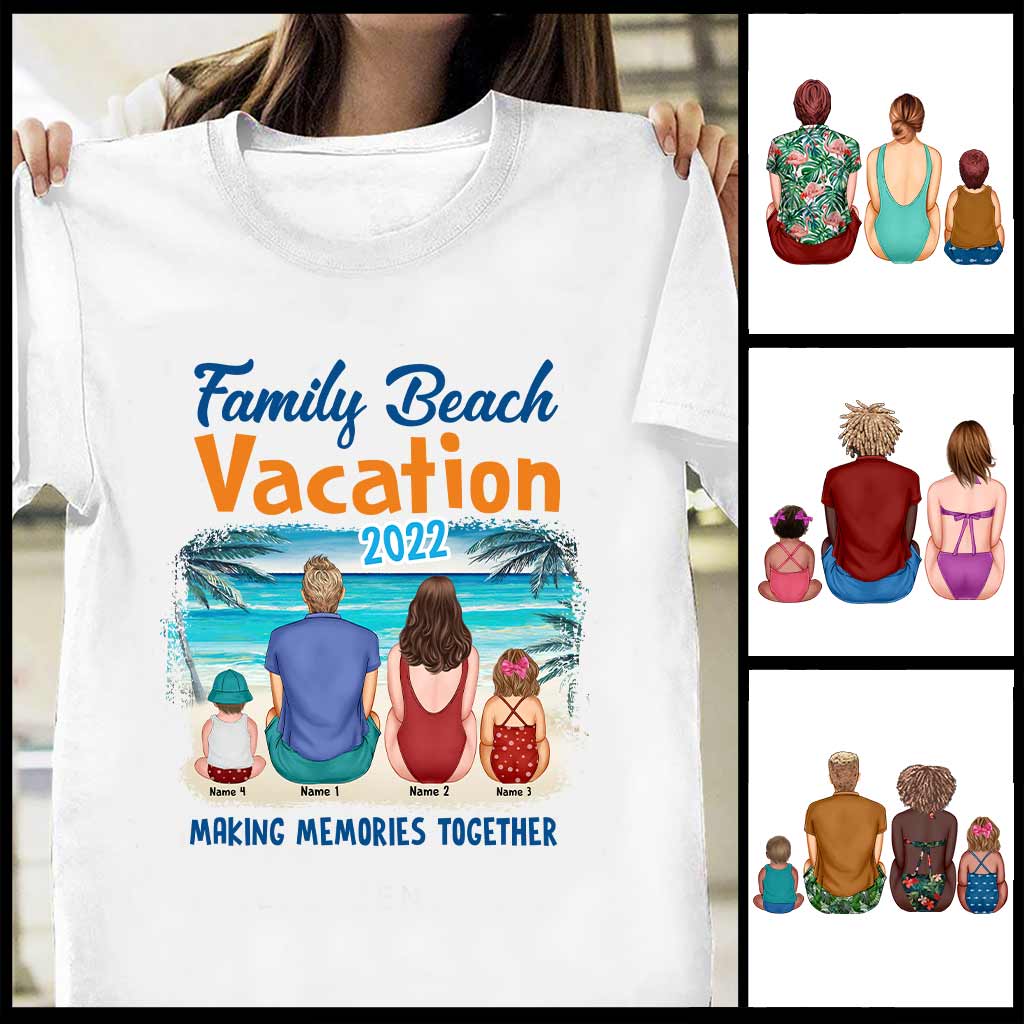 Family Beach Vacation - Personalized Sea Lover T-shirt and Hoodie
