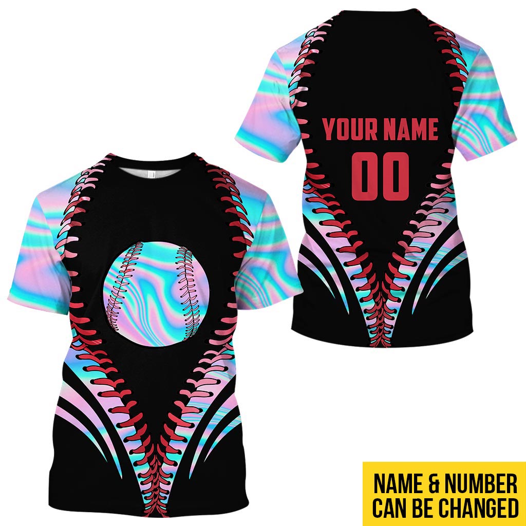 Love Baseball - Personalized Baseball All Over T-shirt and Hoodie