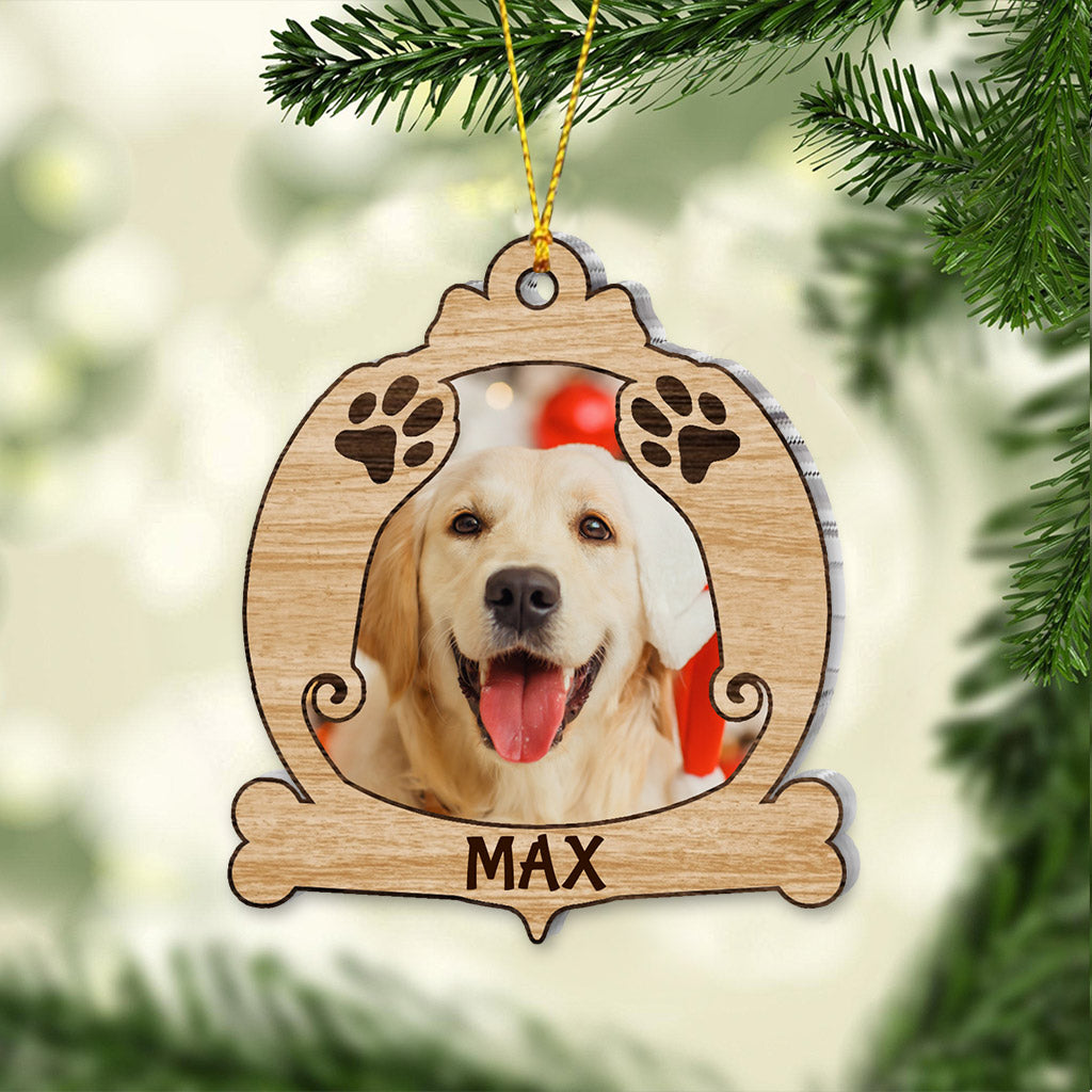Lovely Cat Dog Paws - Personalized Christmas Ornament (Printed On Both Sides)