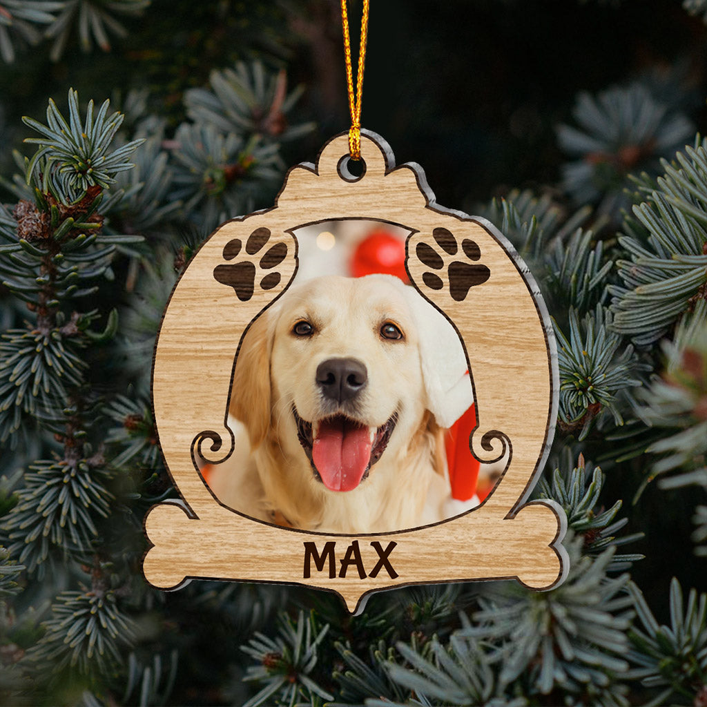 Lovely Cat Dog Paws - Personalized Christmas Ornament (Printed On Both Sides)