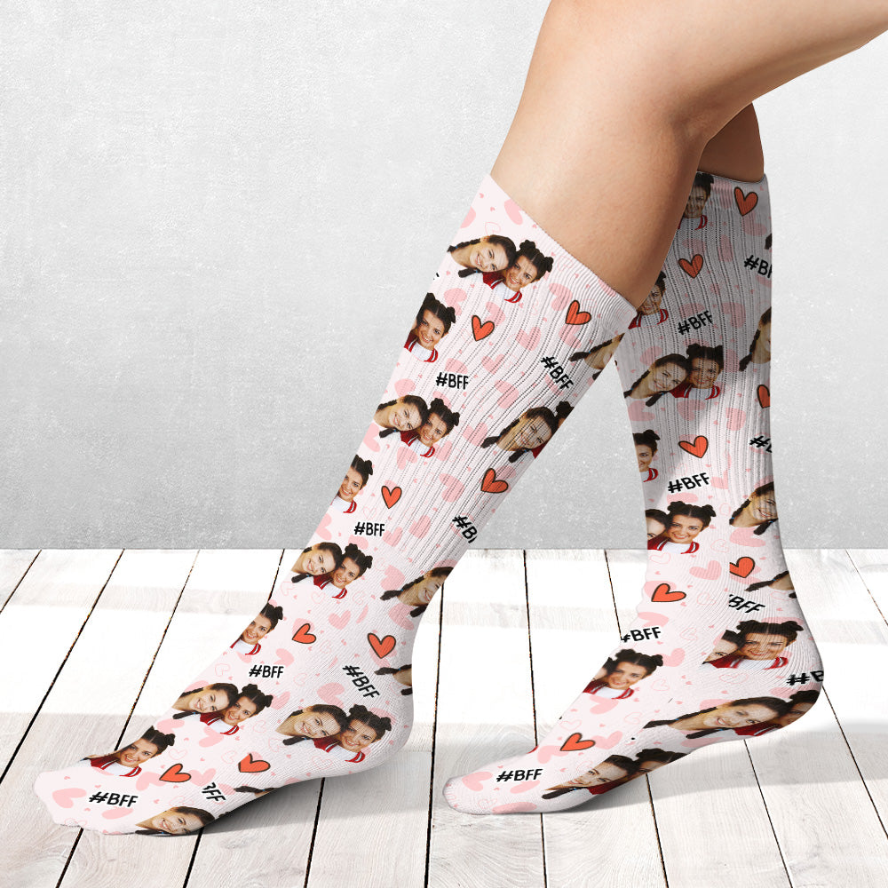 Besties Forever - Personalized Bestie Socks