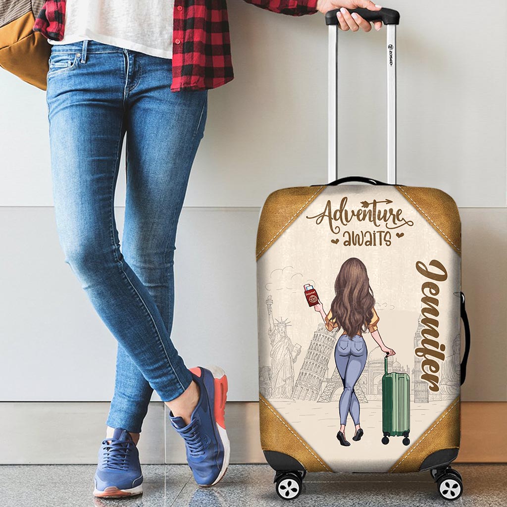 Collect Moments Not Things - Personalized Travelling Luggage Cover