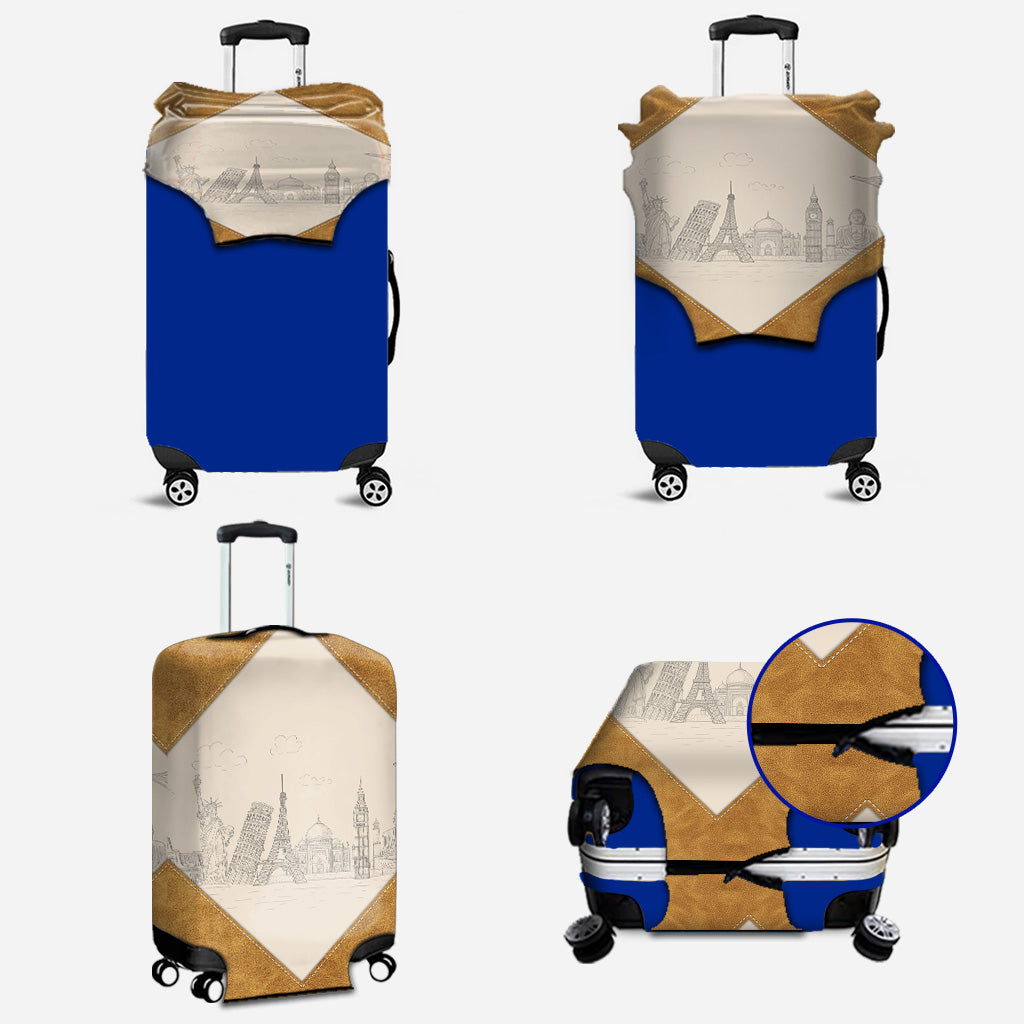 Collect Moments Not Things - Personalized Travelling Luggage Cover