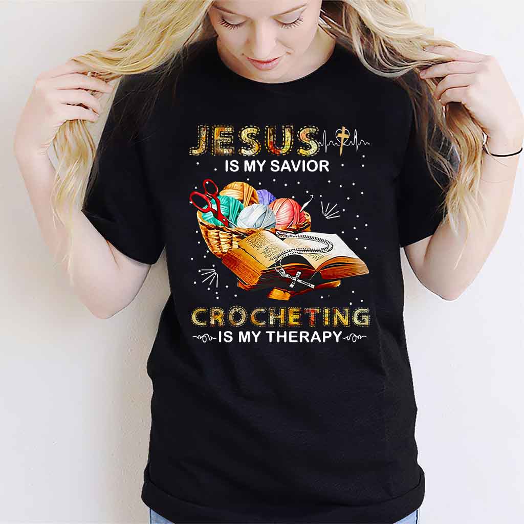 Jesus And Crocheting T-shirt And Hoodie 062021