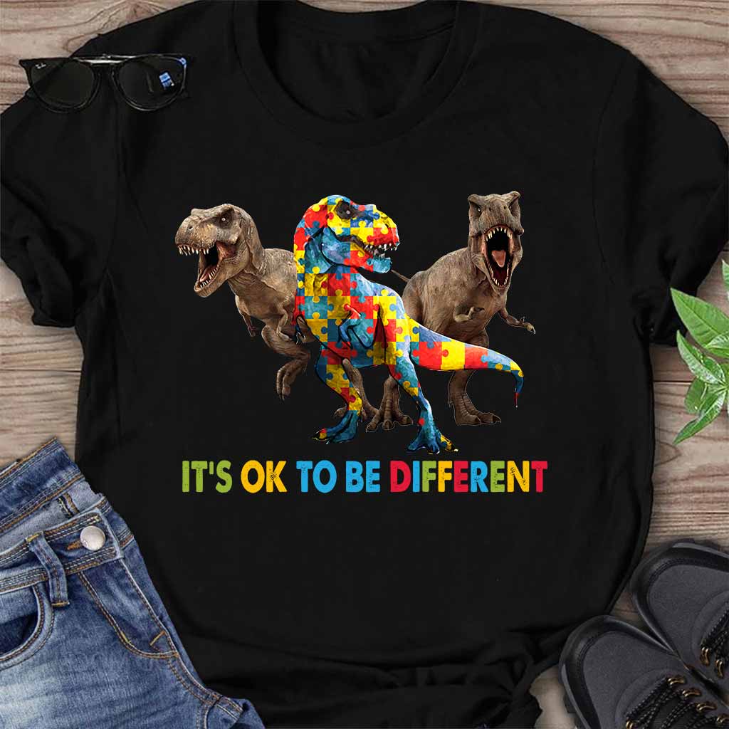 It's Ok To Be Different - Autism Awareness T-shirt And Hoodie 062021