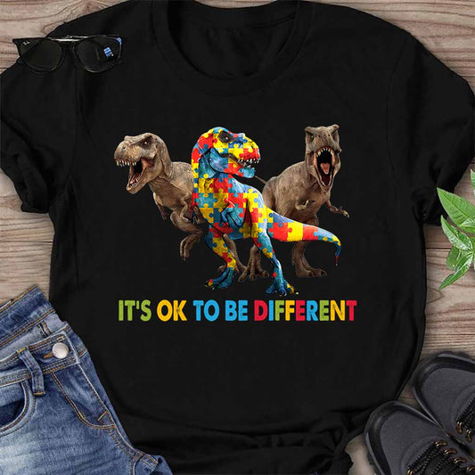 It's Ok To Be Different - Autism Awareness T-shirt And Hoodie 062021