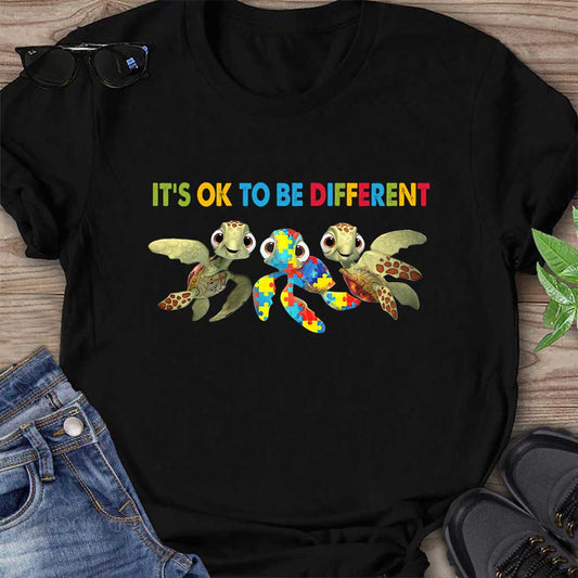 It's Ok To Be Different - Autism Awareness T-shirt And Hoodie 062021