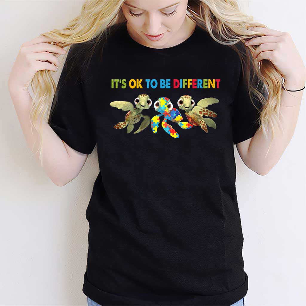 It's Ok To Be Different - Autism Awareness T-shirt And Hoodie 062021