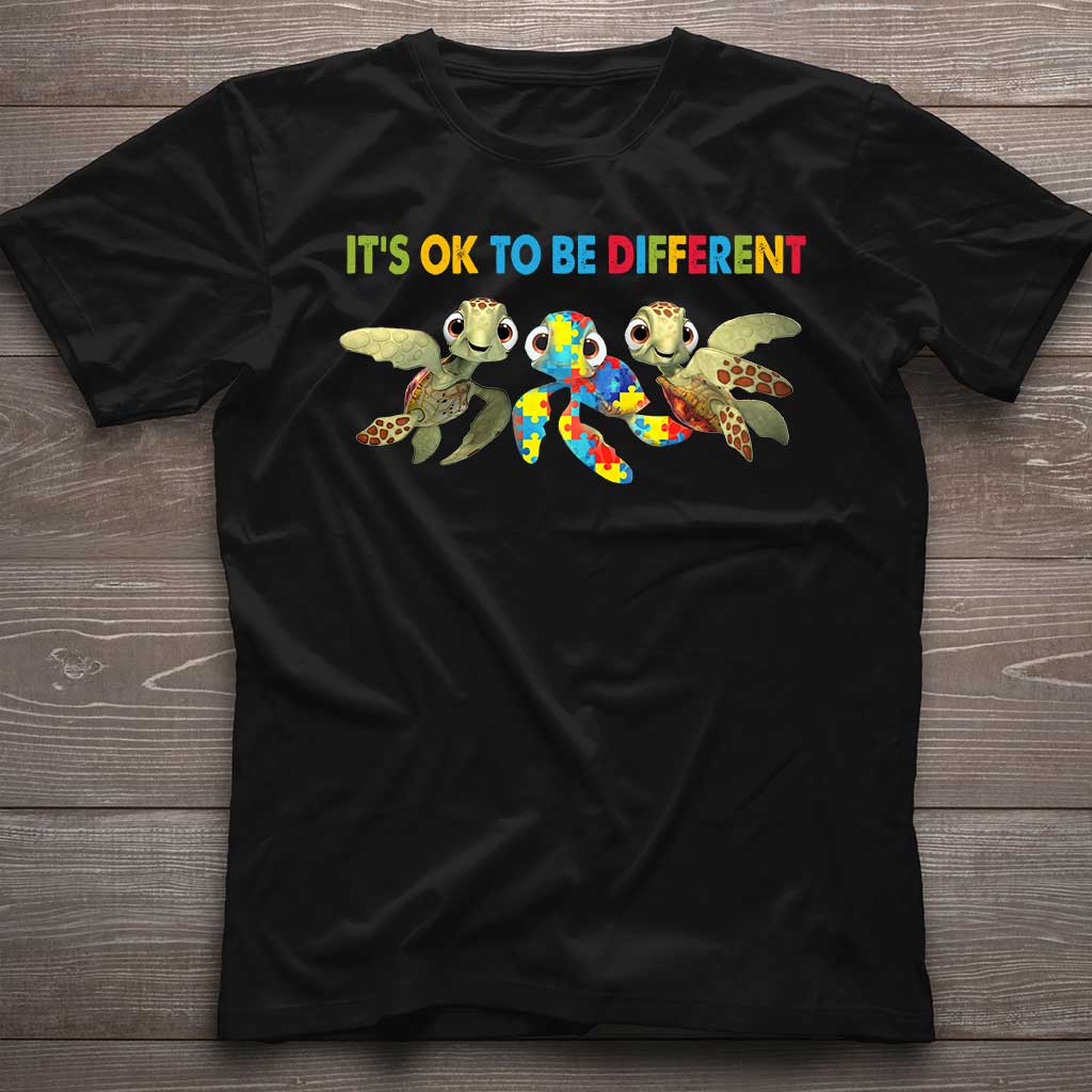 It's Ok To Be Different - Autism Awareness T-shirt And Hoodie 062021