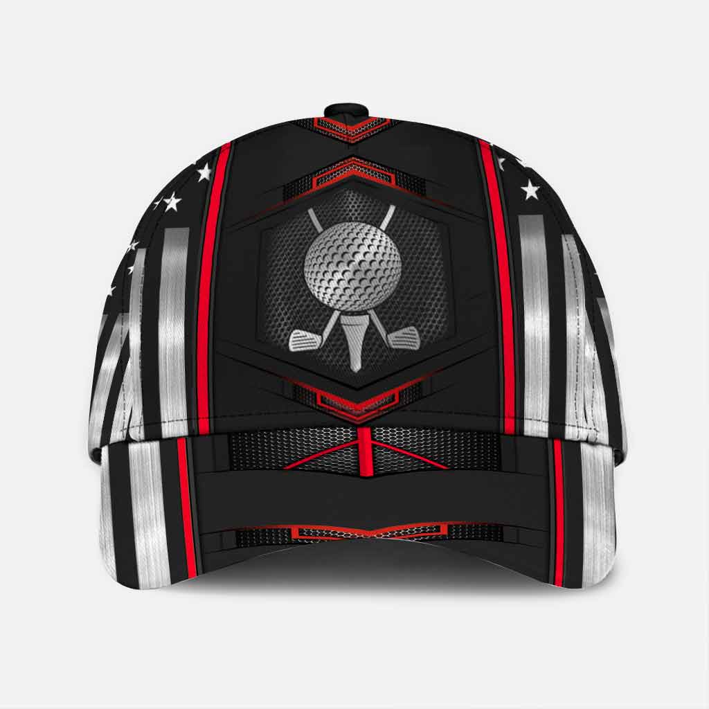 Golf Classic Cap With Printed Vent Holes 062021